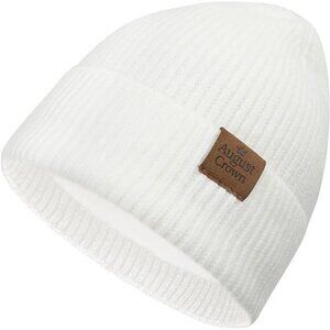 Unisex Double Layer Knit Winter Beanie hat